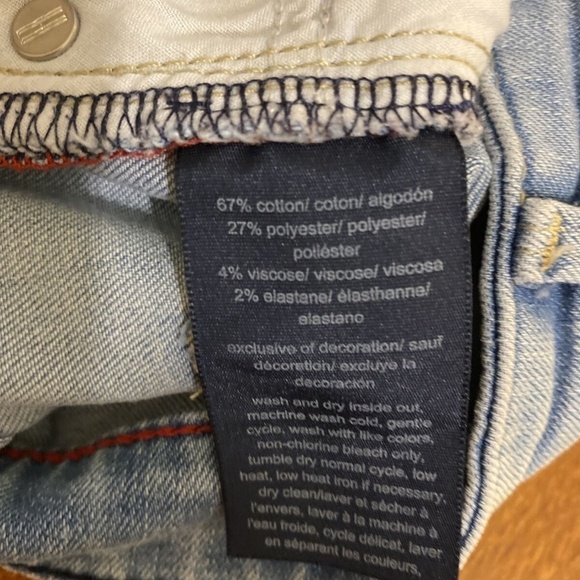 Tommy Jeans Size 10 Light Wash High-Rise Skinny Leg Ankle Jeans w/26.5" Inseam - Picture 4 of 4